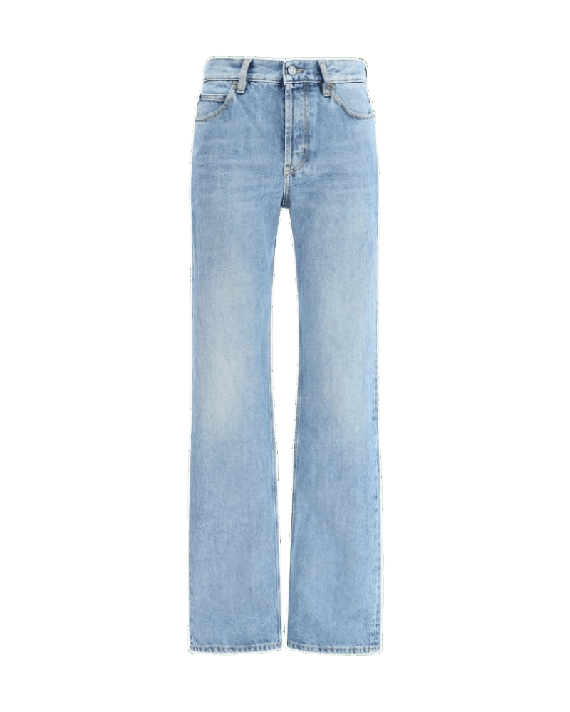 Saint Laurent Denim Nico Low Rise Jeans in Bahamas Glam Steals