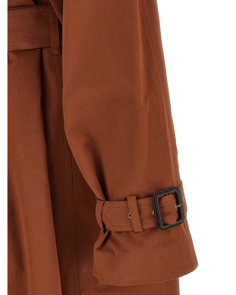 Saint Laurent Double Breasted Trench Coat Glam Steals