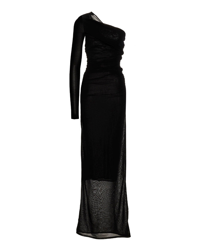 Saint Laurent Draped Long Dress Glam Steals