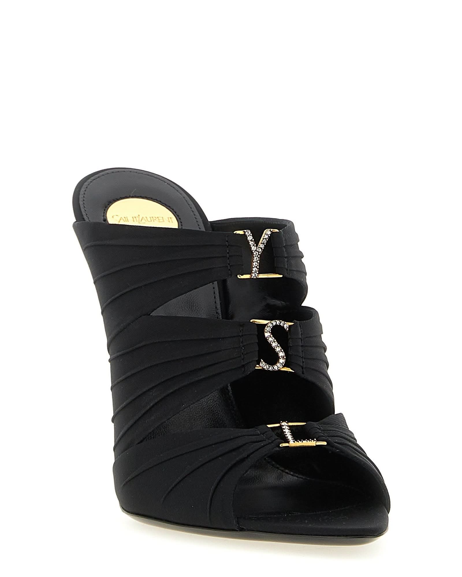 Saint Laurent Emilie Mules Glam Steals