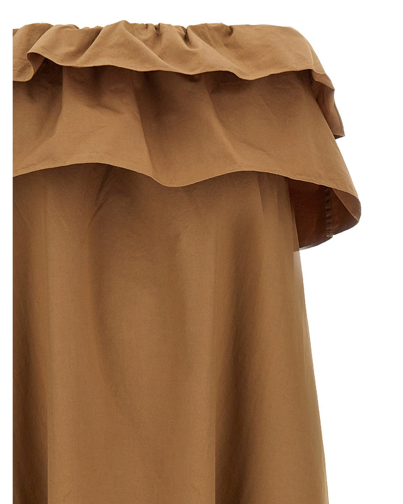 Saint Laurent Flounce Dress Glam Steals
