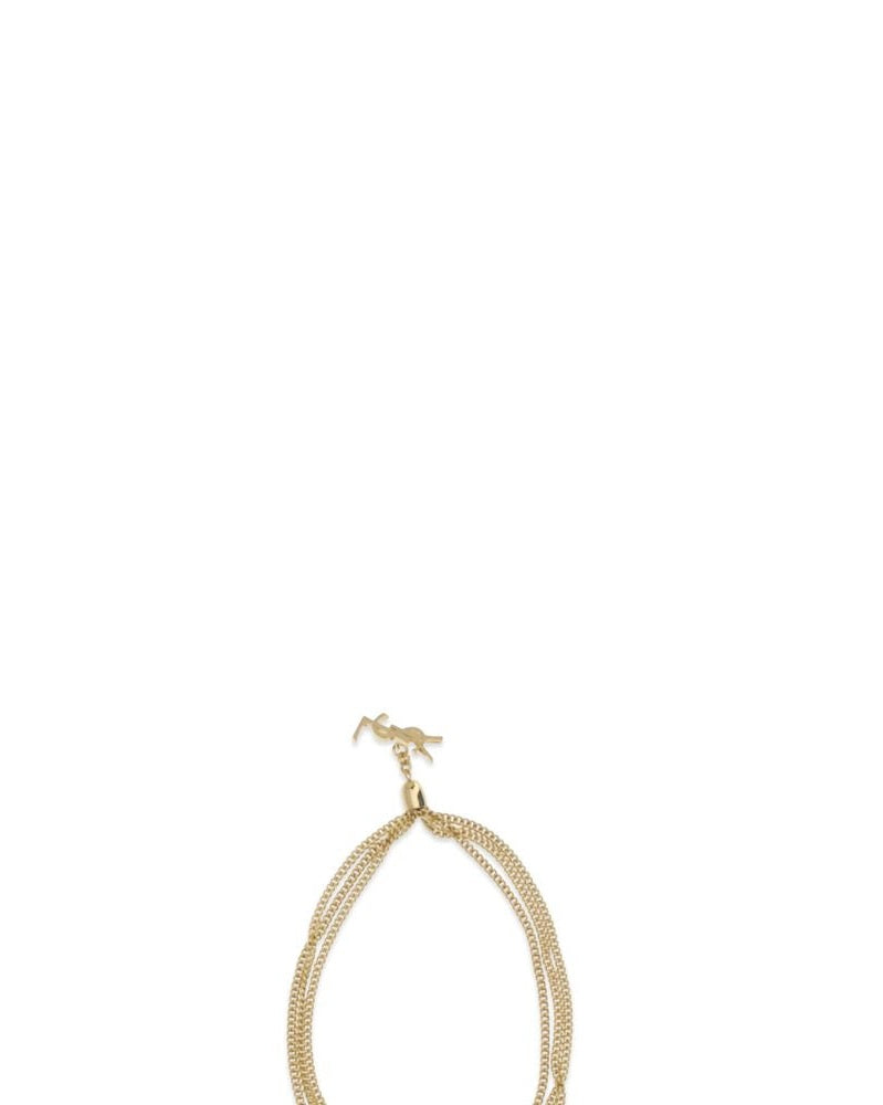 Saint Laurent Gold Brass Bracelet Glam Steals