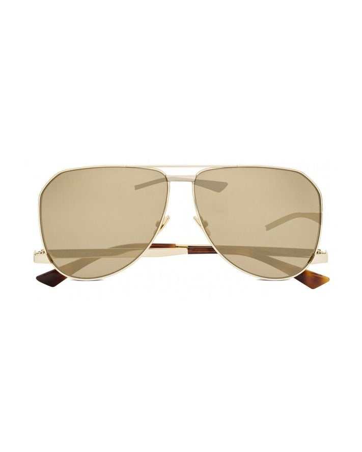 Saint Laurent Gold Metal Sunglasses Glam Steals