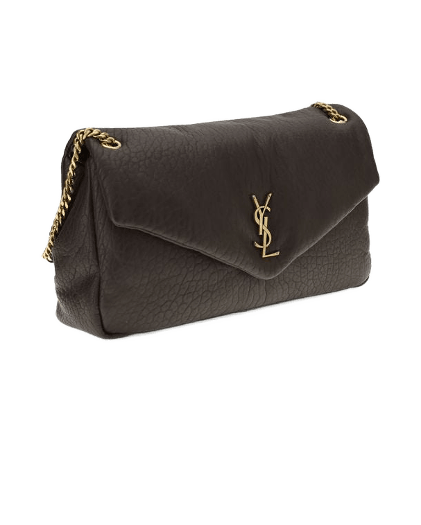 Saint Laurent Gray Lamb Ovis Aries Shoulder Bag Glam Steals