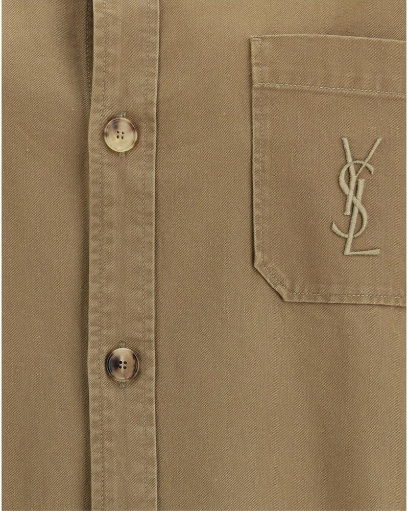 Saint Laurent Green Cotton Coat Glam Steals