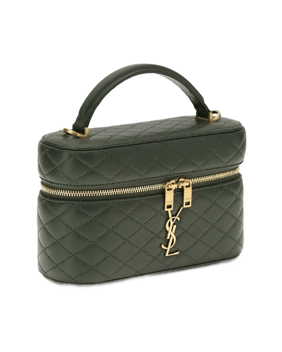 Saint Laurent Green Calf Leather Bos Taurus Handbag Glam Steals