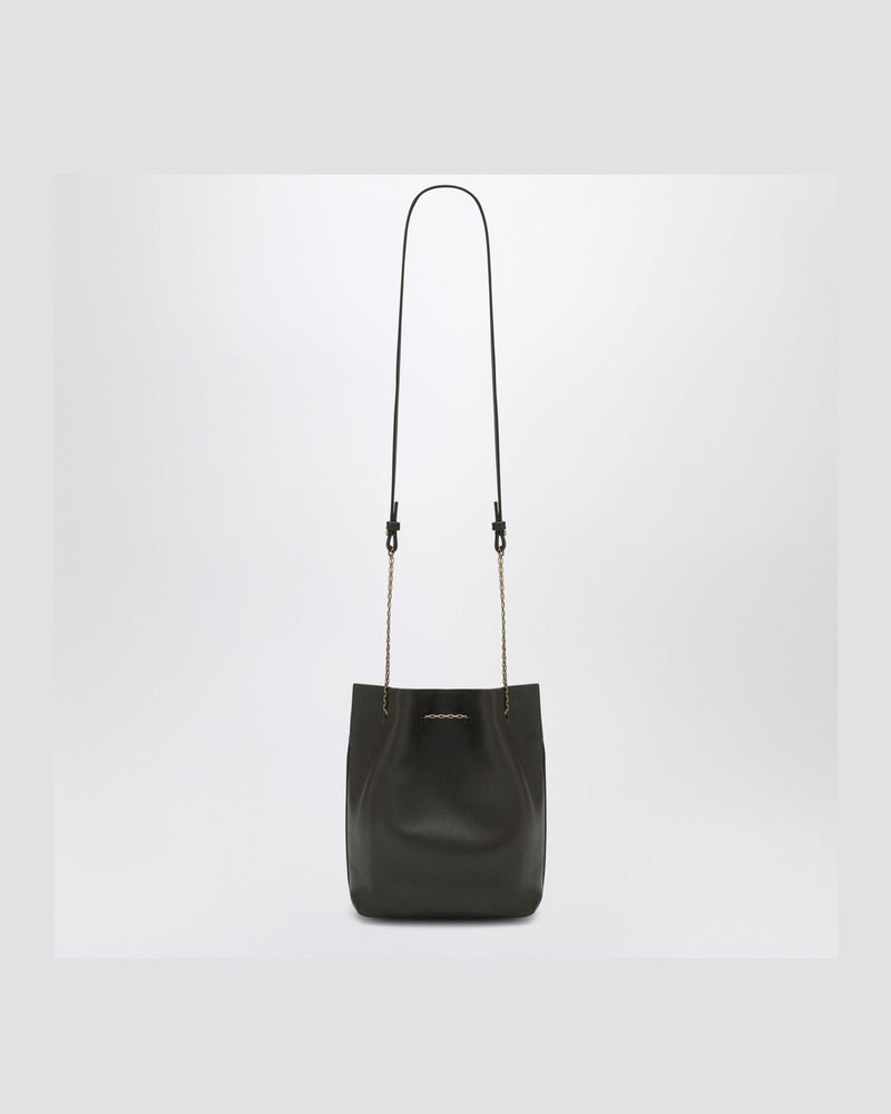 Saint Laurent Green Leather Moss Bucket Bag Glam Steals