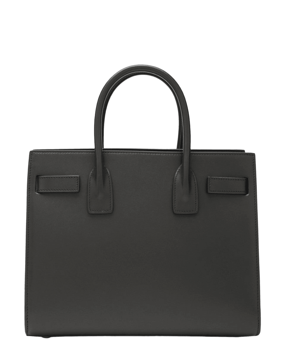 Saint Laurent Grey Sac De Jour Baby bag in smooth leather Glam Steals