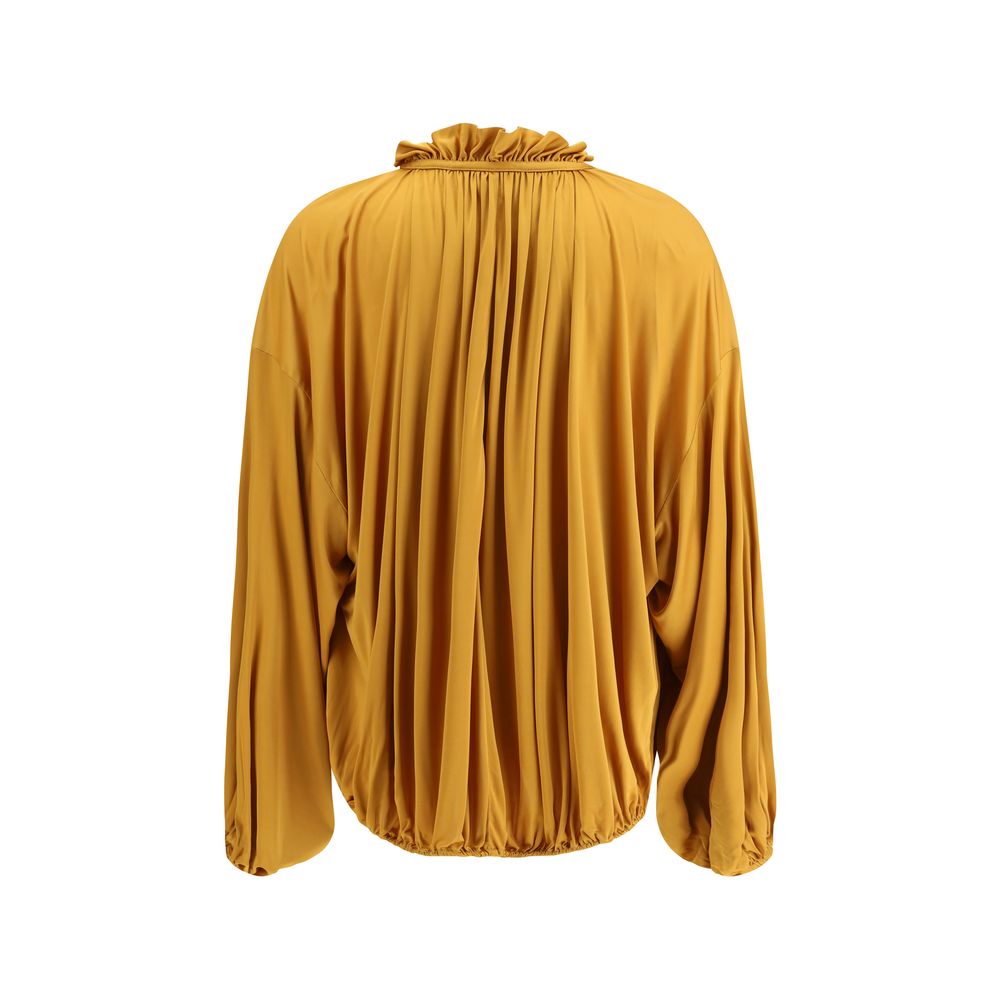 Saint Laurent Jersey Blouse Glam Steals