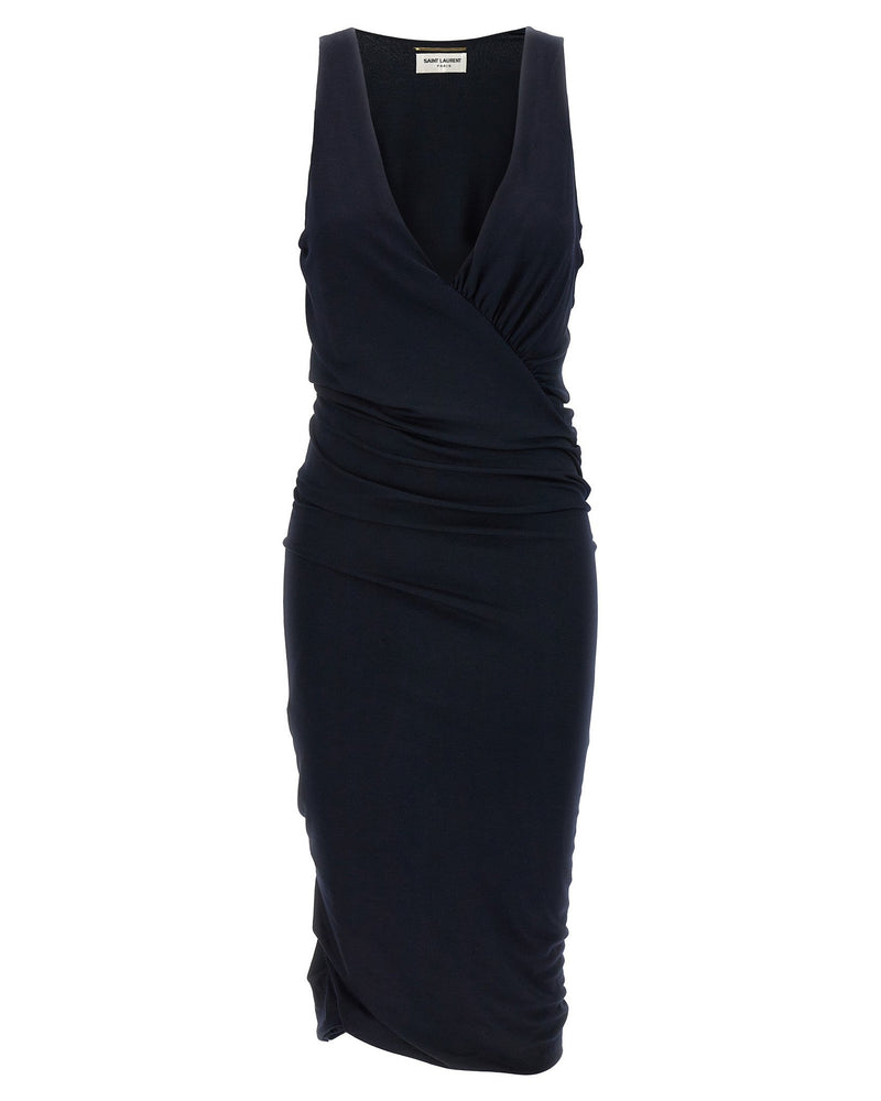 Saint Laurent Jersey Dress Glam Steals