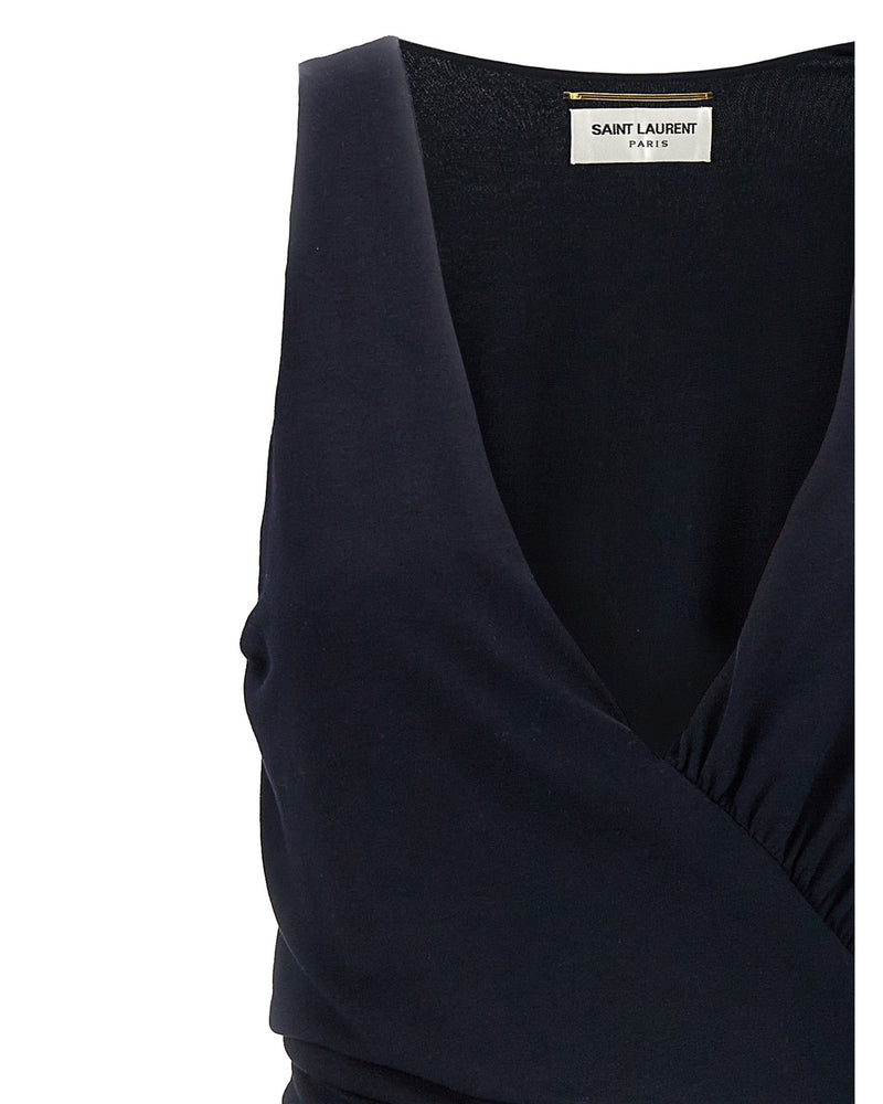 Saint Laurent Jersey Dress Glam Steals