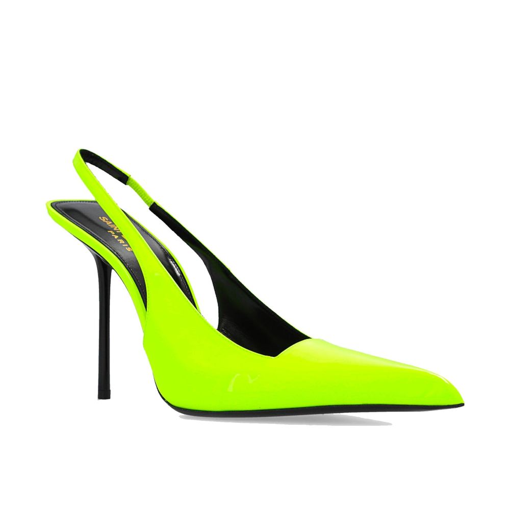 Saint Laurent Kiss 105 Slingback Pumps Glam Steals