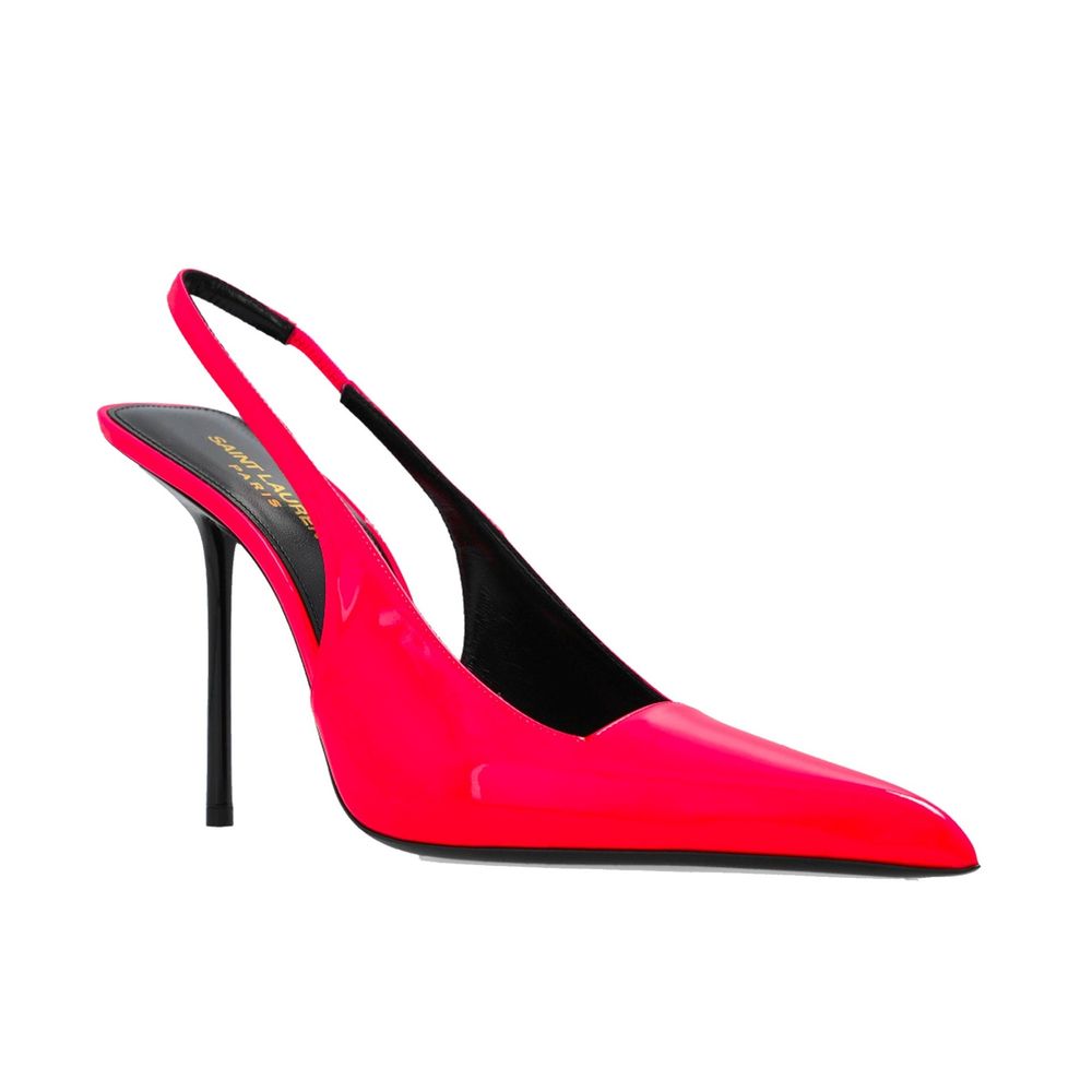 Saint Laurent Kiss 105 Slingback Pumps Glam Steals