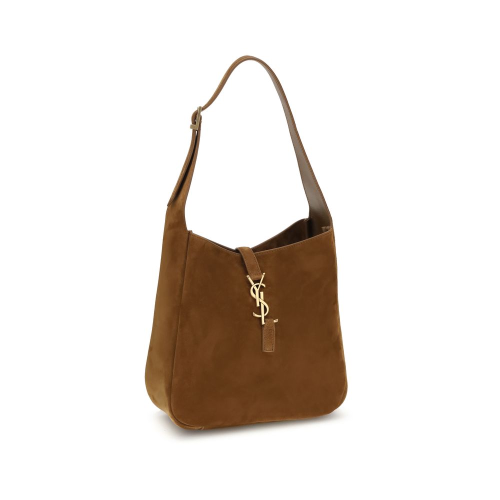 Saint Laurent Le 5 À 7 Suede Shoulder Bag