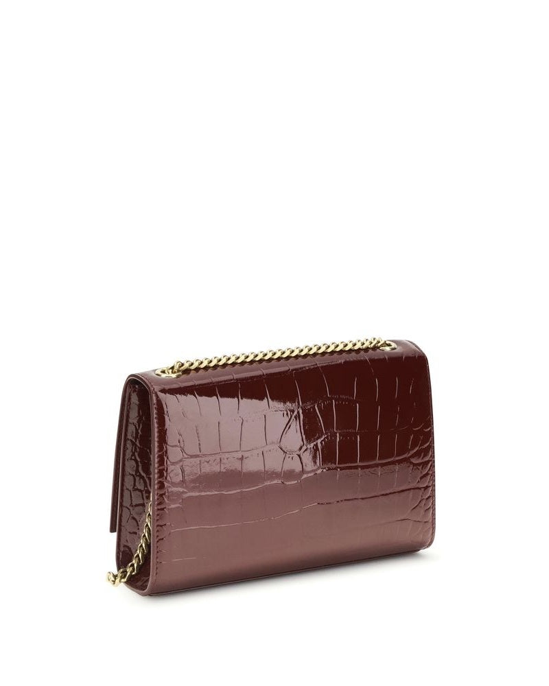Saint Laurent Leather Bordeaux Calf Bos Taurus Shoulder Bag Glam Steals