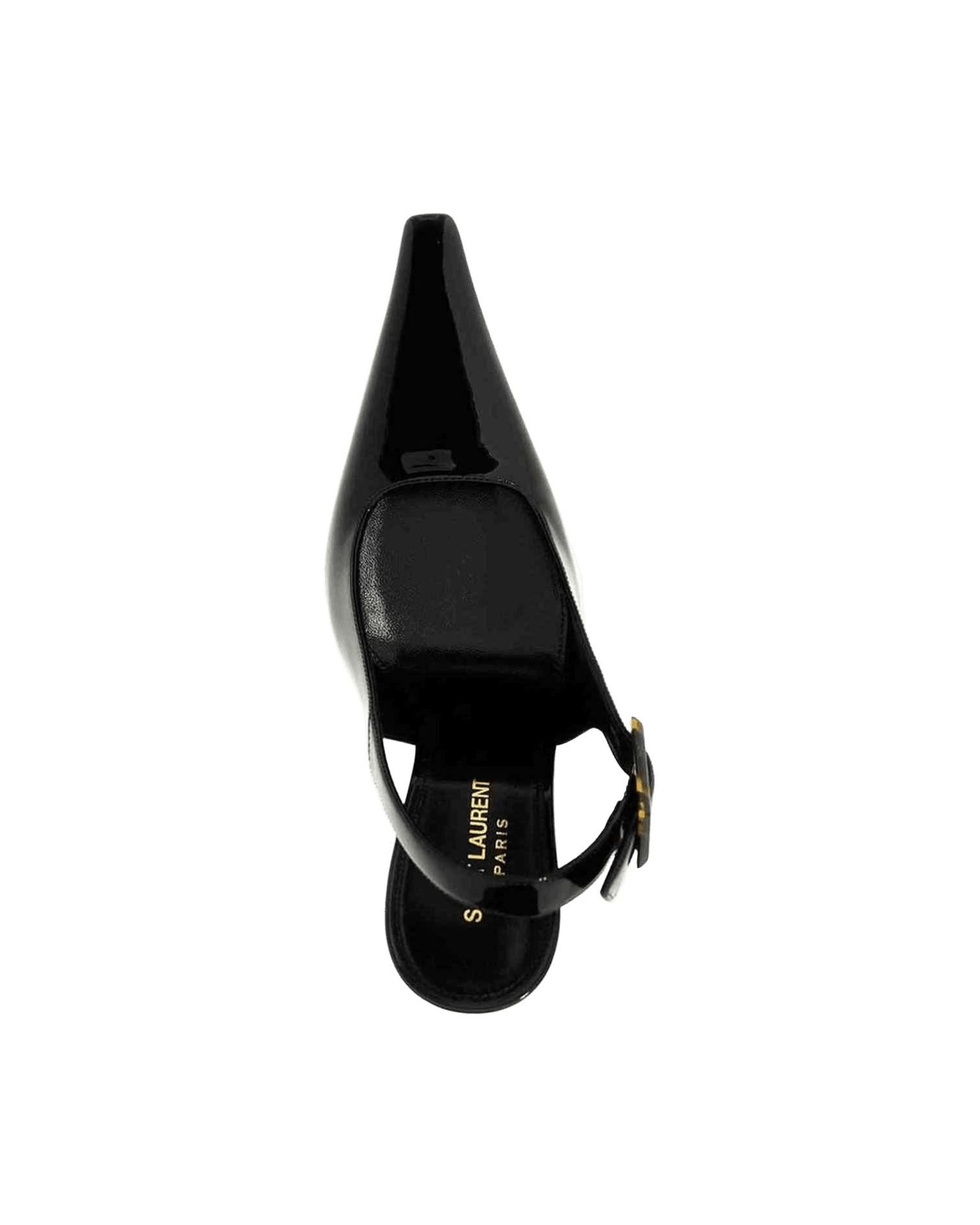 Saint Laurent Leather Dune Slingback Pumps Glam Steals