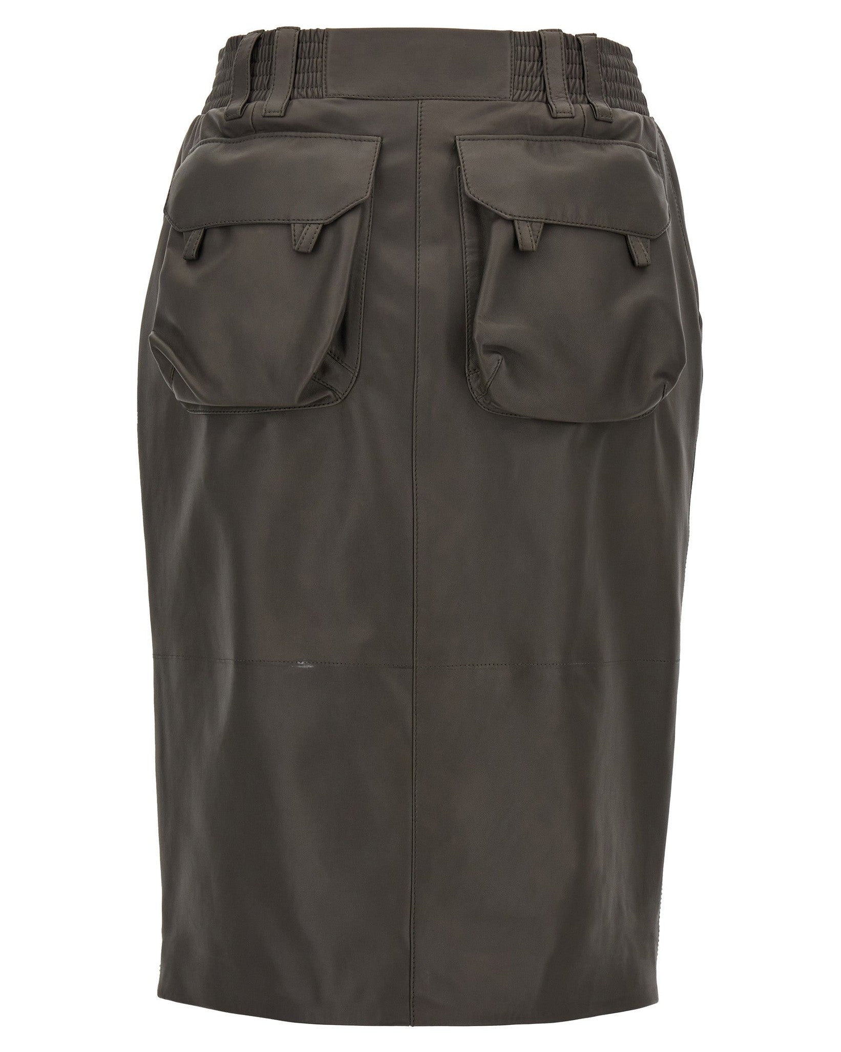 Saint Laurent Leather Skirt Glam Steals
