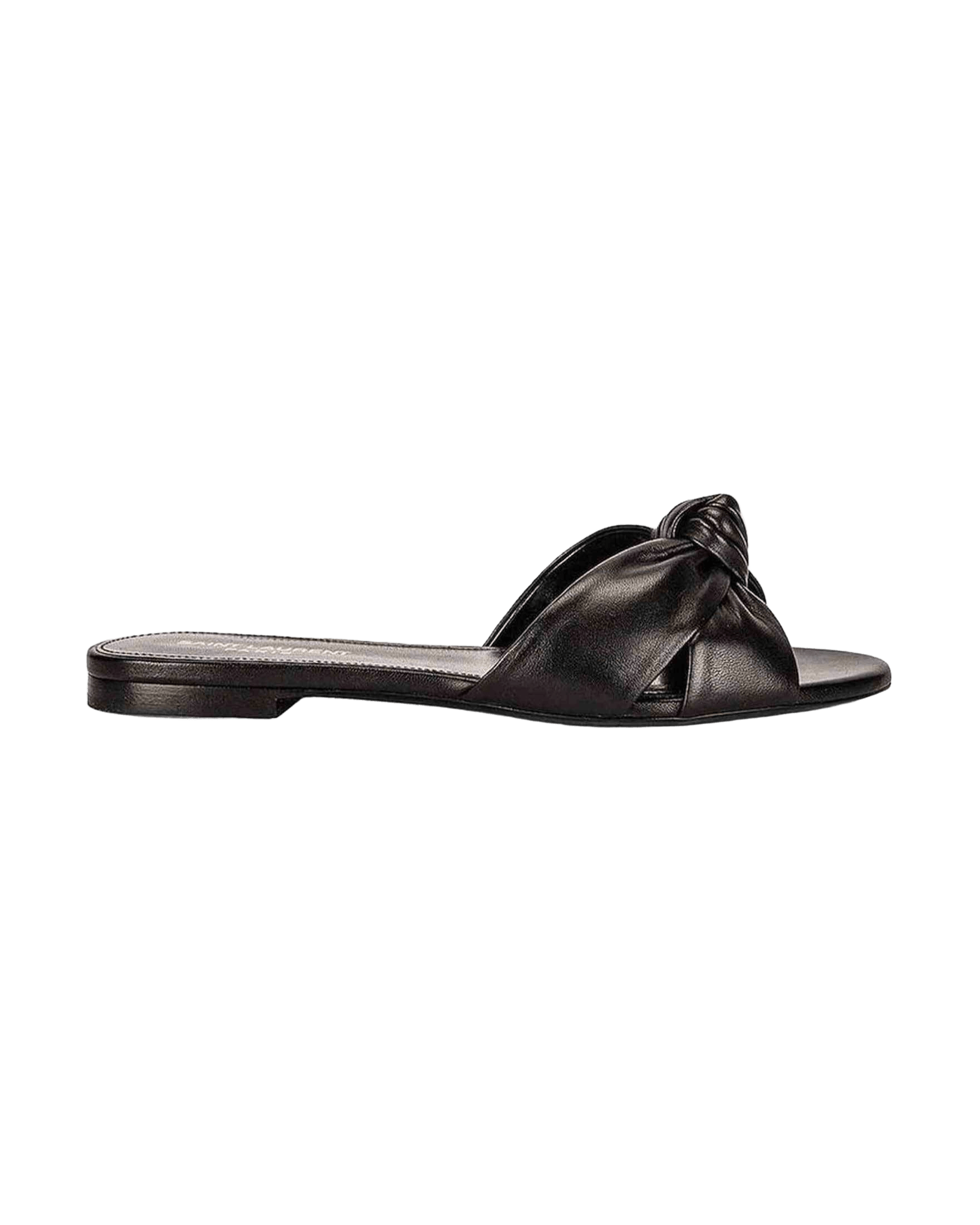 Saint Laurent Leather Slides Glam Steals