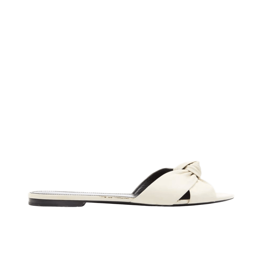 Saint Laurent Leather Slides Glam Steals