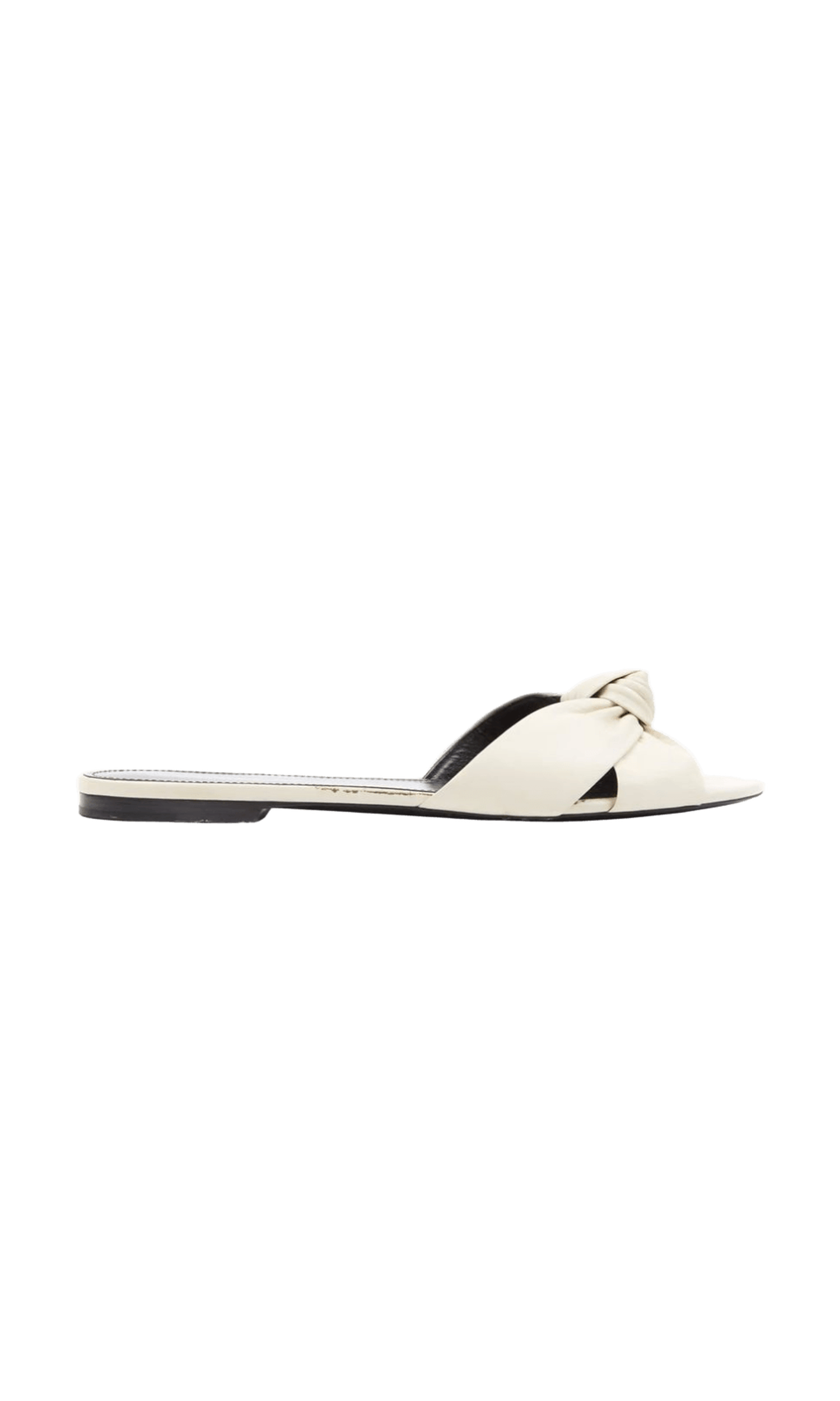 Saint Laurent Leather Slides Glam Steals