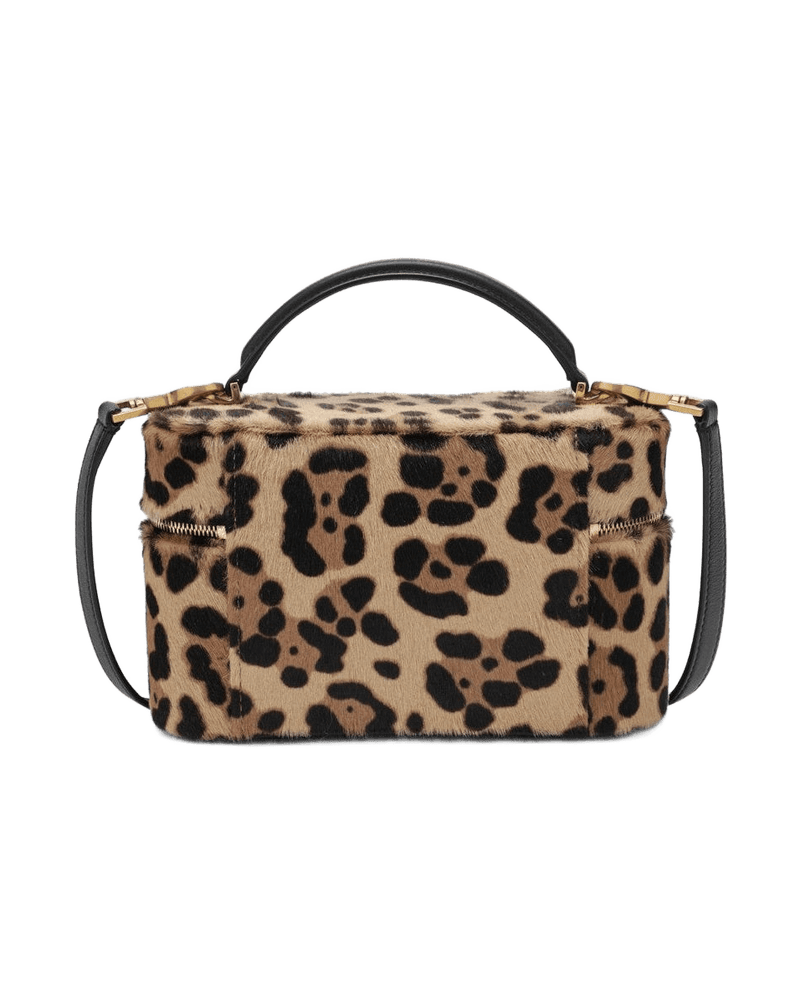 Saint Laurent Leopard-print pony leather GABY Vanity bag Glam Steals