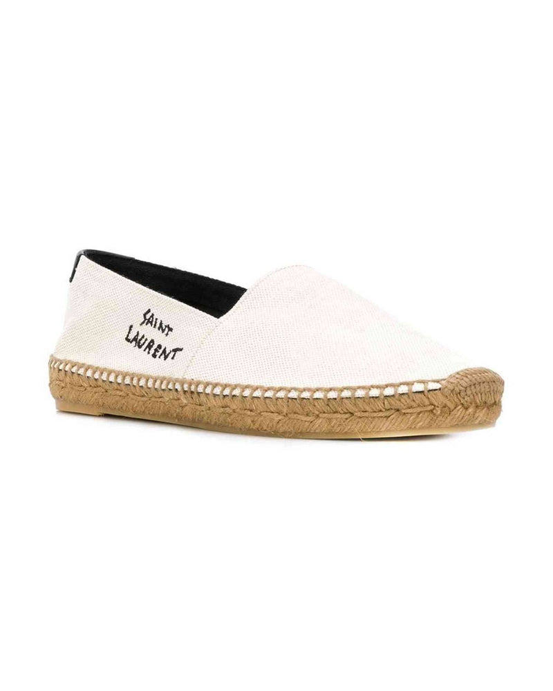 Saint Laurent Logo Embroidered Espadrilles Glam Steals