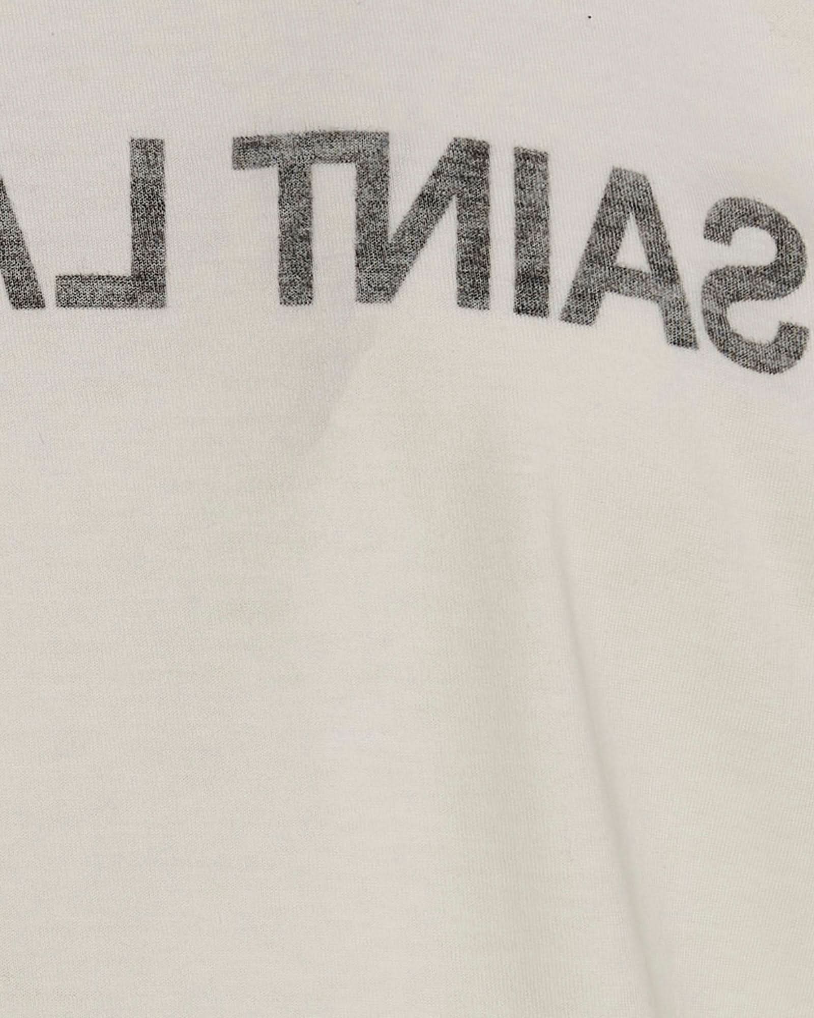 Saint Laurent Logo Print T-shirt Glam Steals