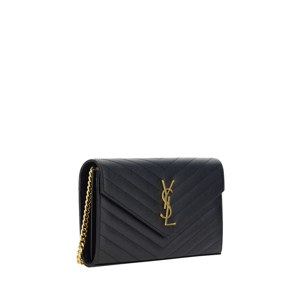 Saint Laurent Logoed Shoulder Bag Glam Steals