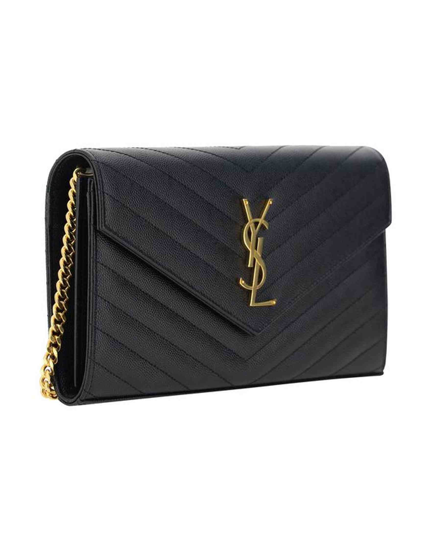 Saint Laurent Logoed Shoulder Bag Glam Steals