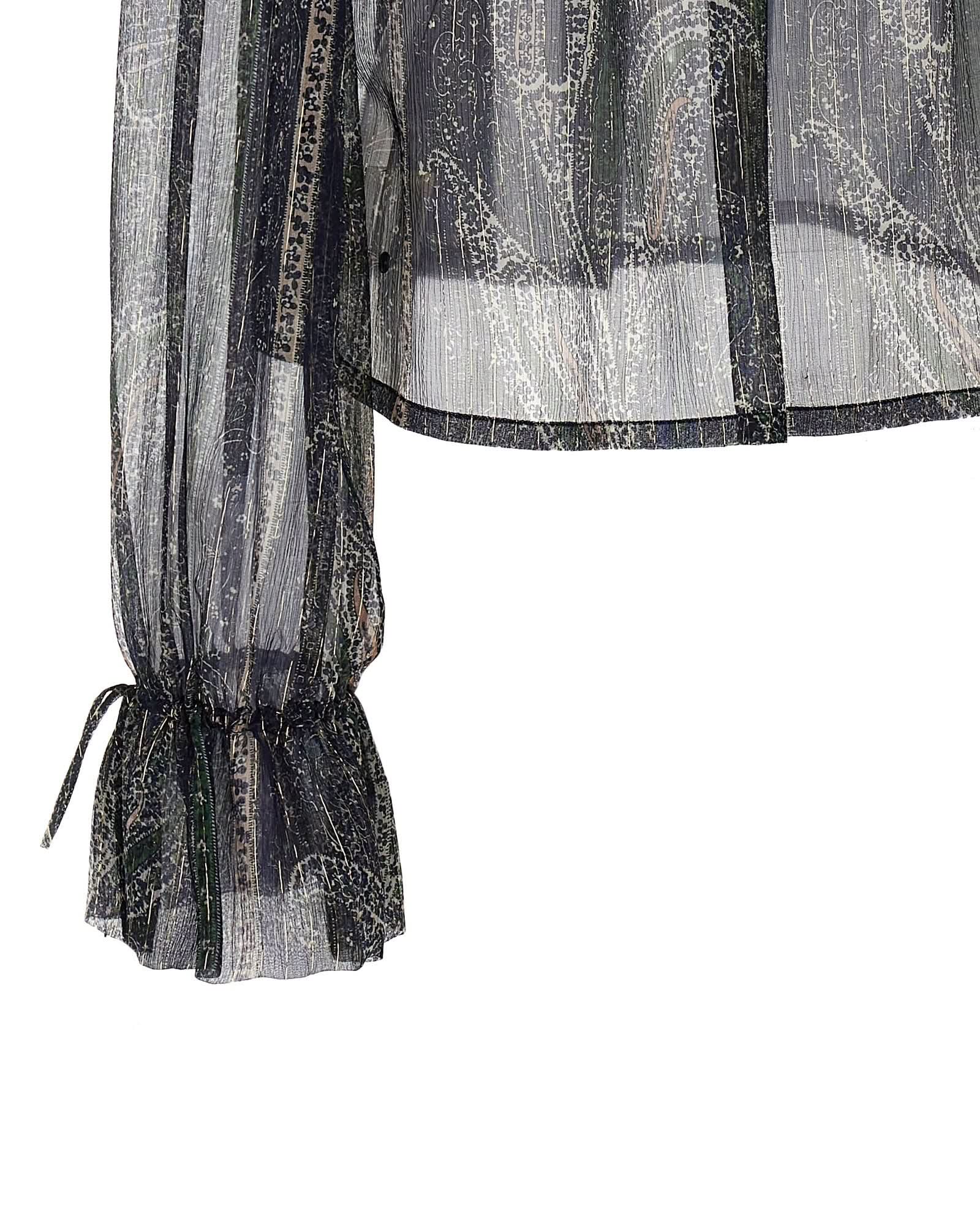 Saint Laurent Lurex Blouse Glam Steals