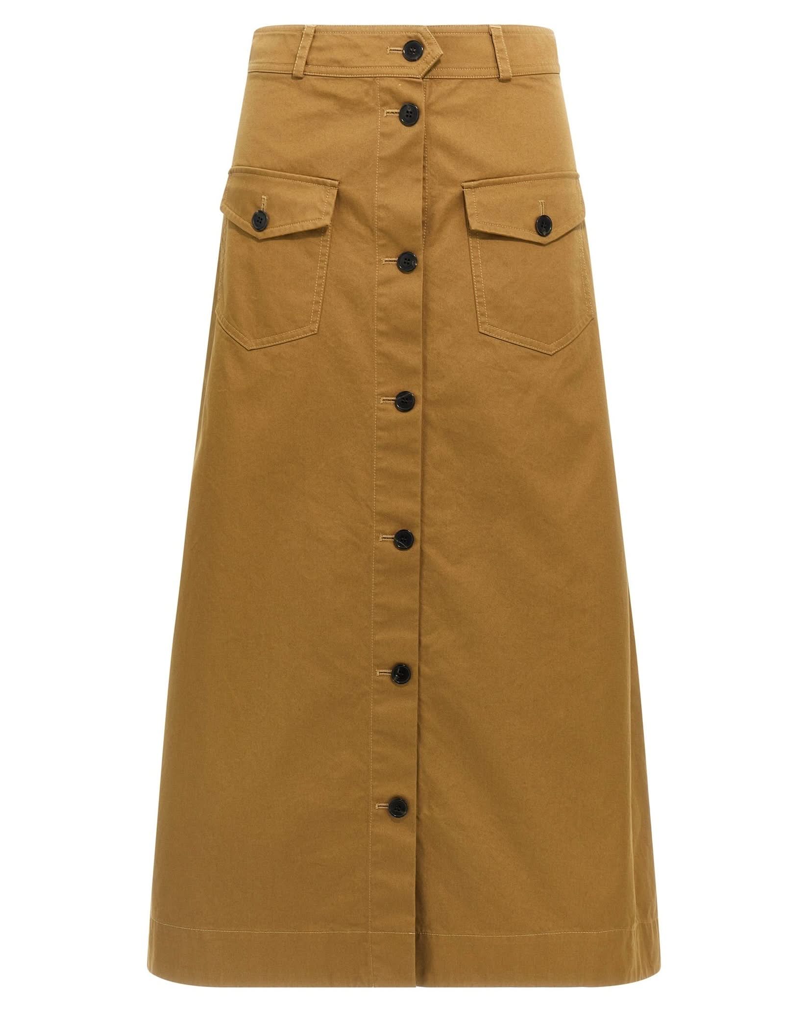 Saint Laurent Midi Skirt Glam Steals