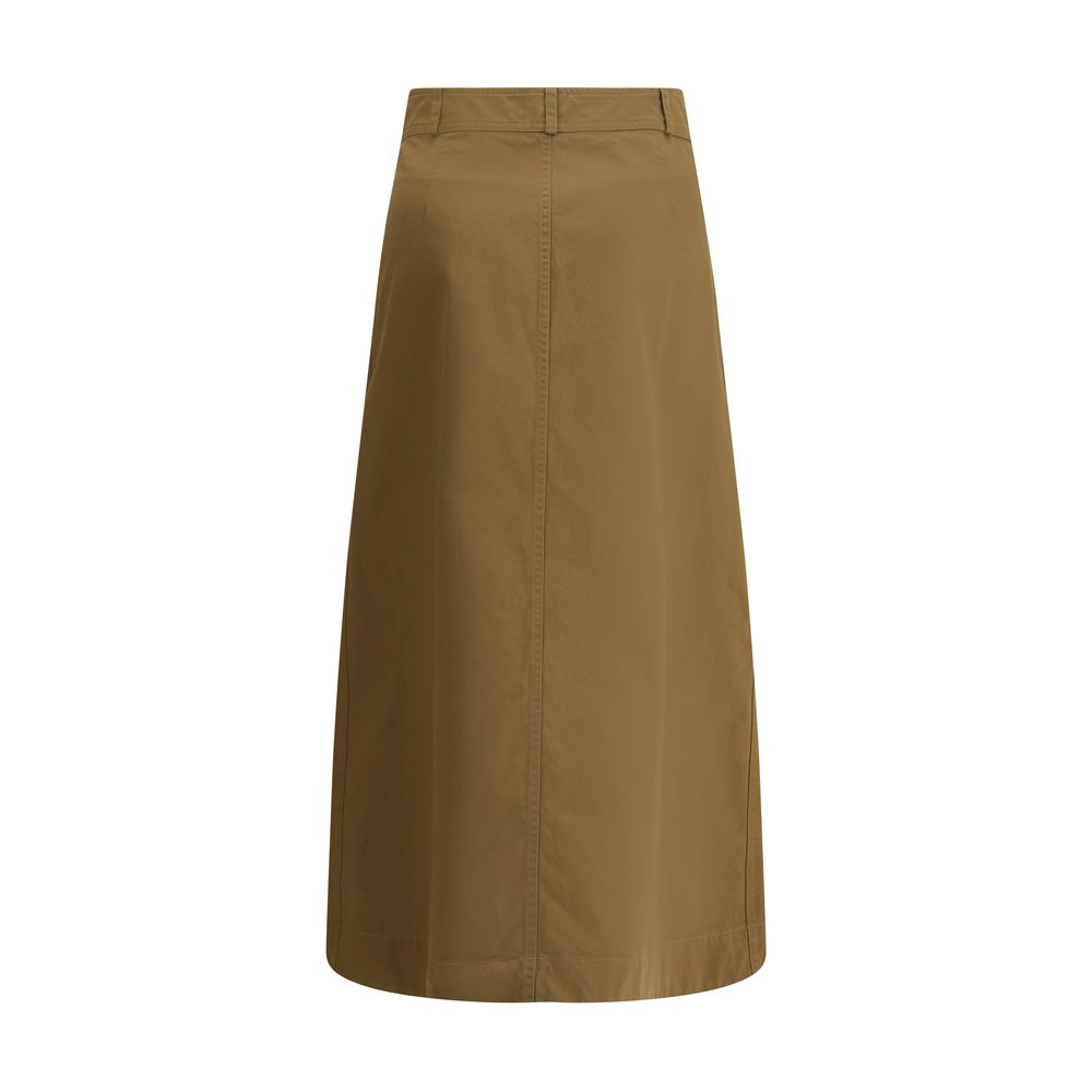 Saint Laurent Midi Skirt Glam Steals