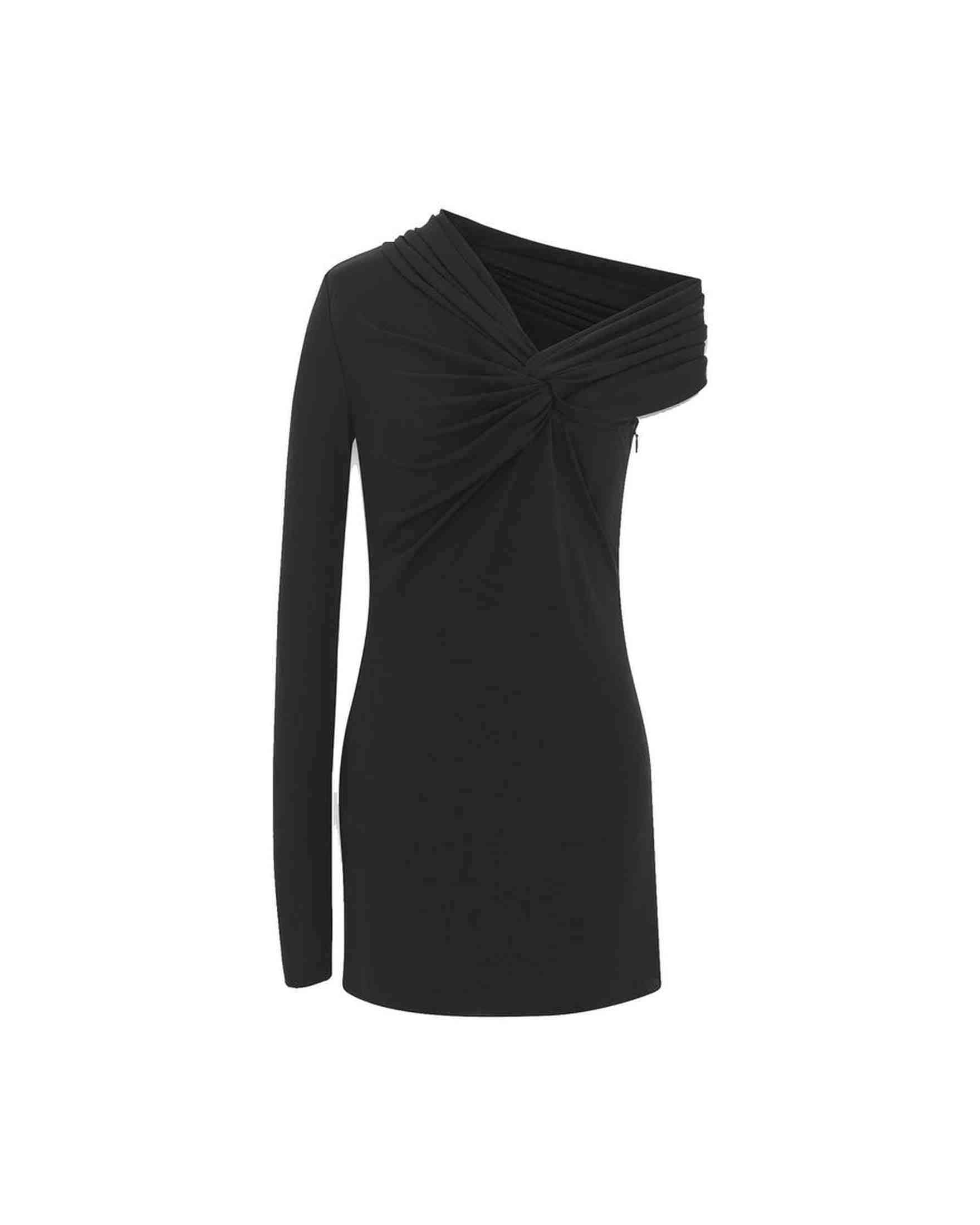 Saint Laurent One Sleeve Dress Glam Steals