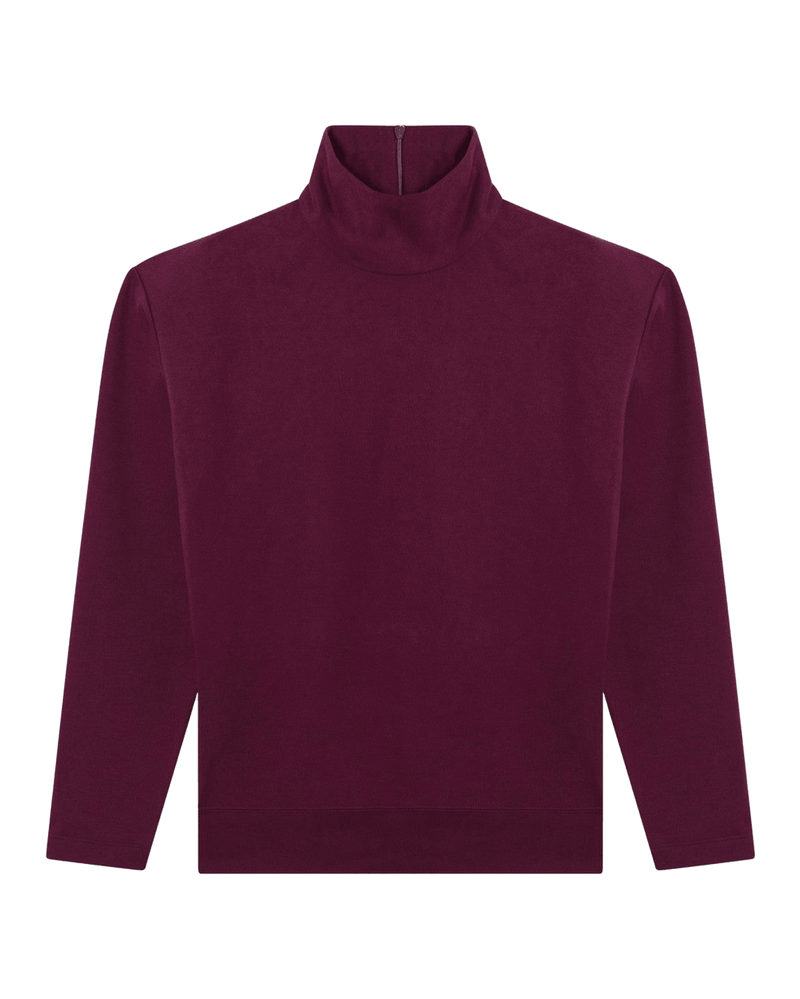 Saint Laurent Purple Cotton Boxy Sweater Glam Steals