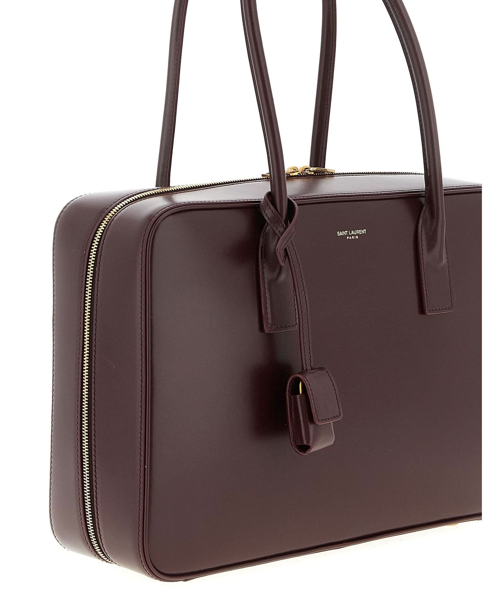 Saint Laurent Sac De Jour in Box Shoulder Bag Glam Steals