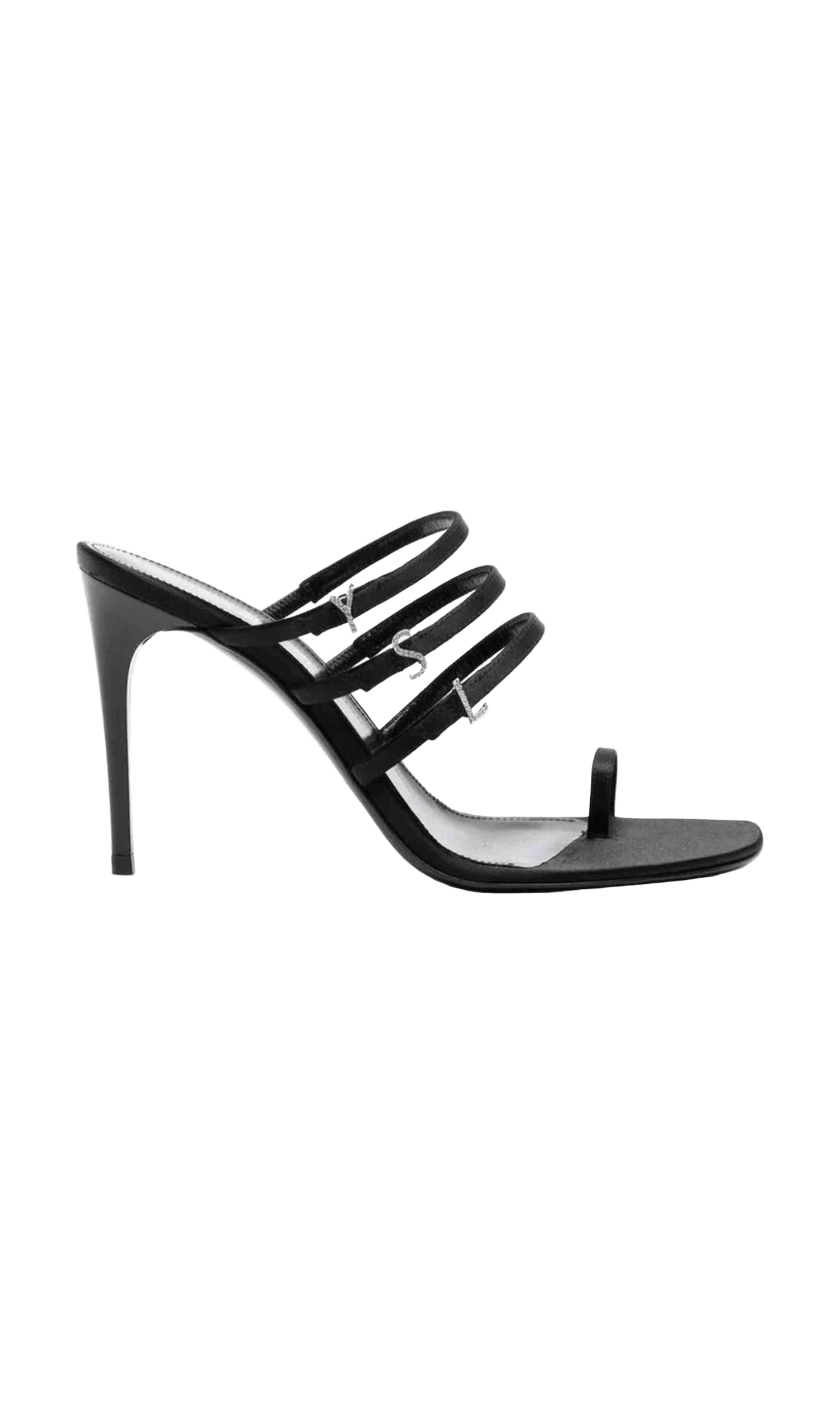 Saint Laurent Satin Jerry 95 Sandals Glam Steals