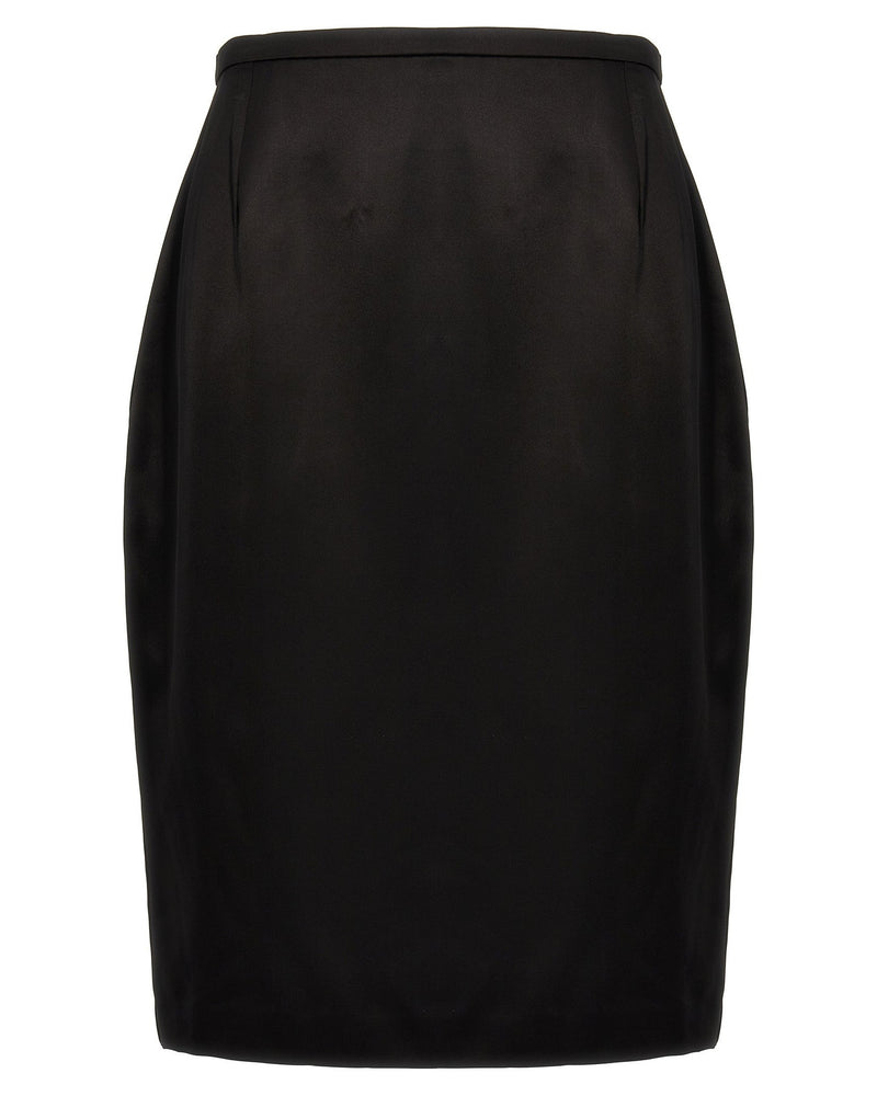 Saint Laurent Satin Skirt Glam Steals