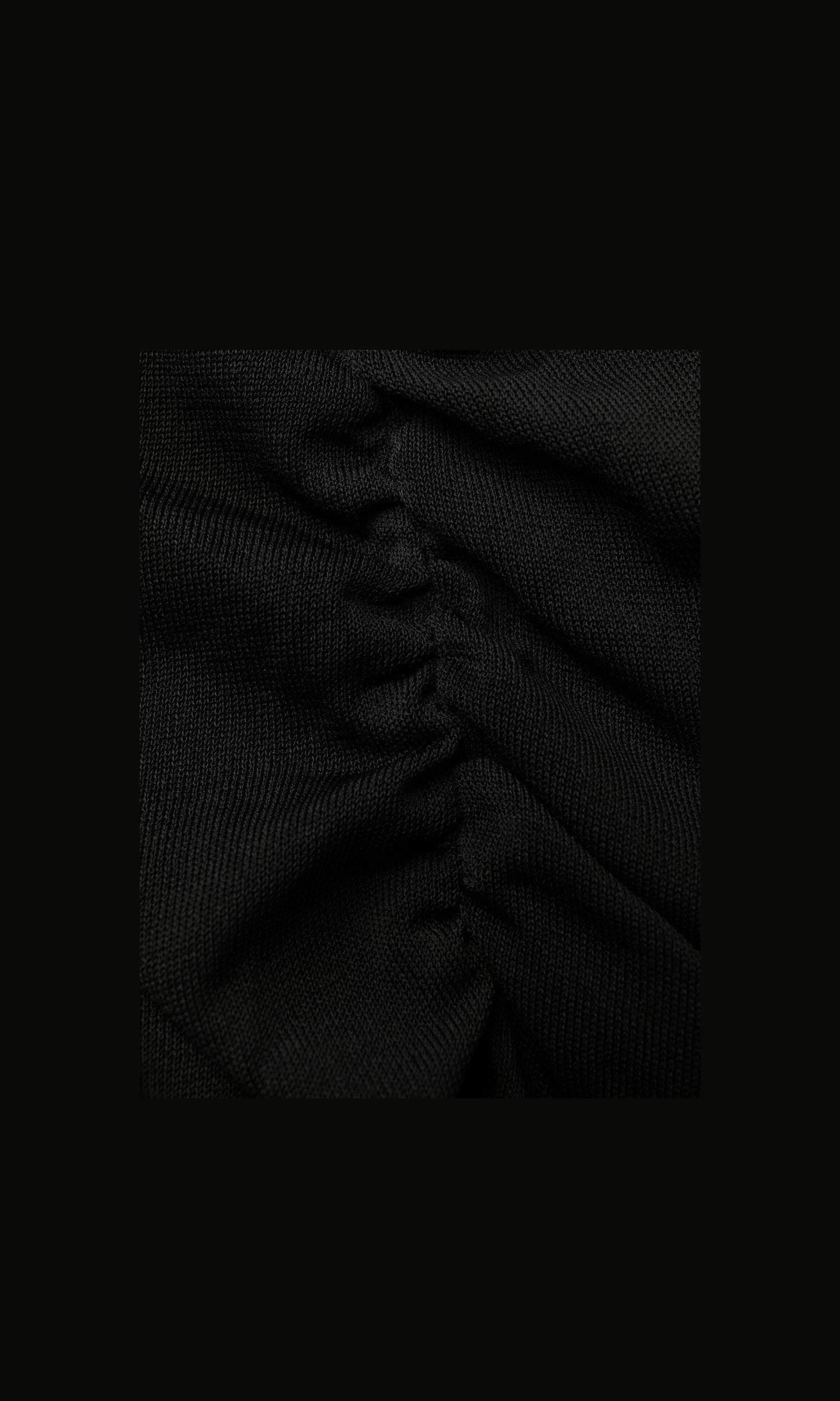 Saint Laurent Semi Sheer One Sleeve Long Dress Glam Steals