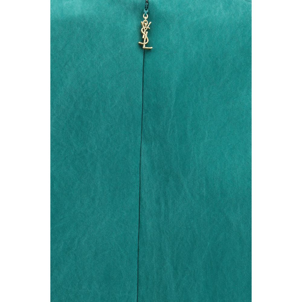 Saint Laurent Silk Dress Glam Steals