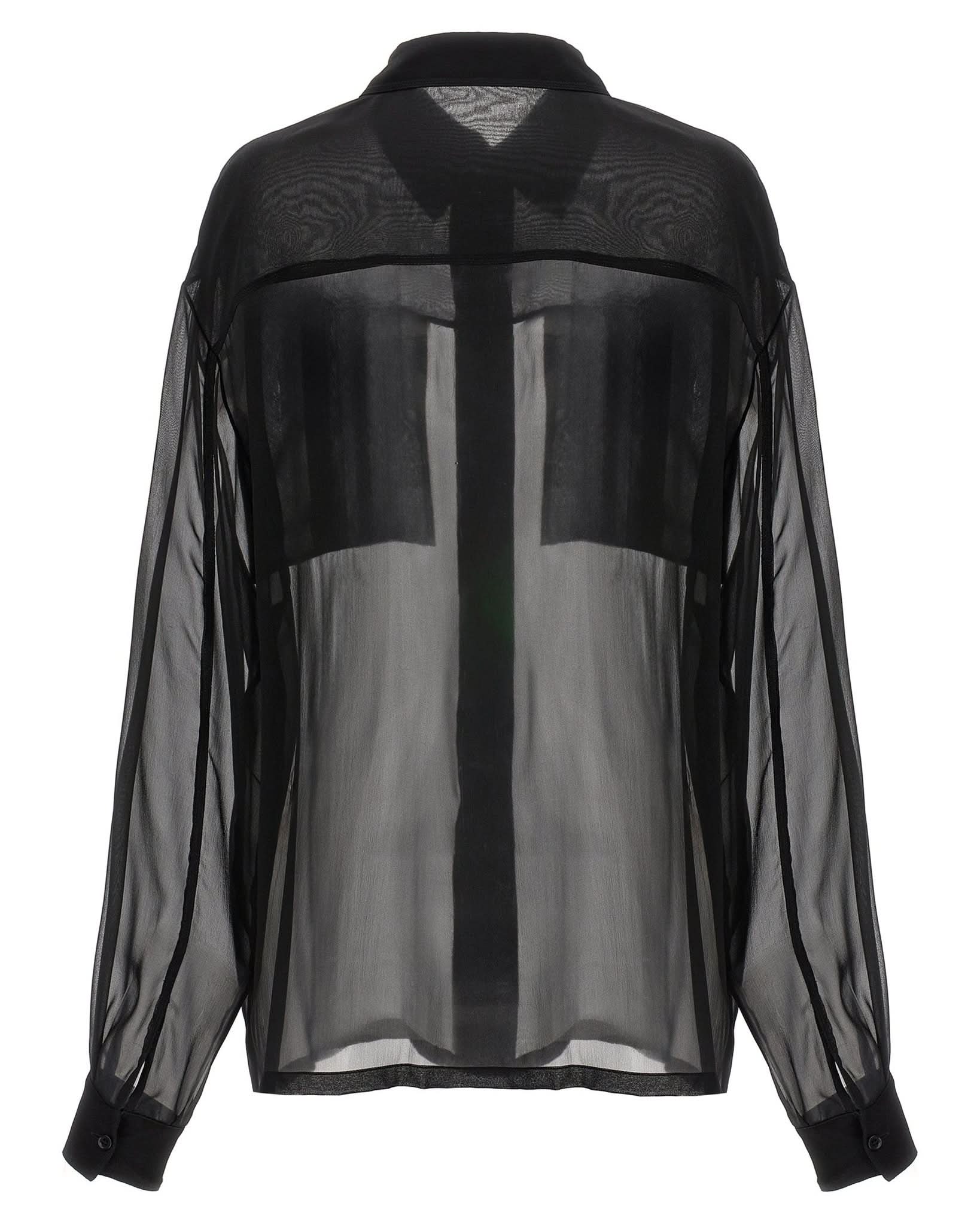 Saint Laurent Silk Muslin Shirt Glam Steals
