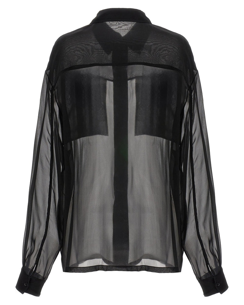 Saint Laurent Silk Muslin Shirt Glam Steals