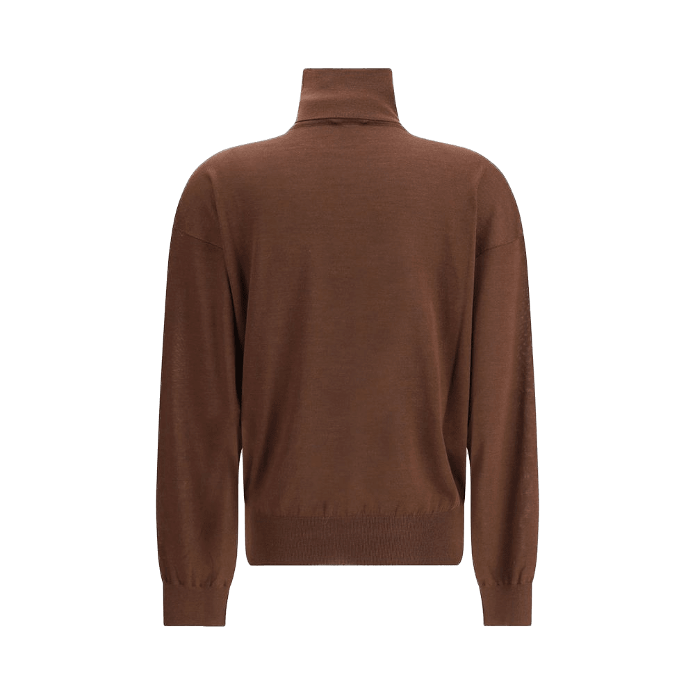 Saint Laurent Silk Turtleneck Pullover Glam Steals