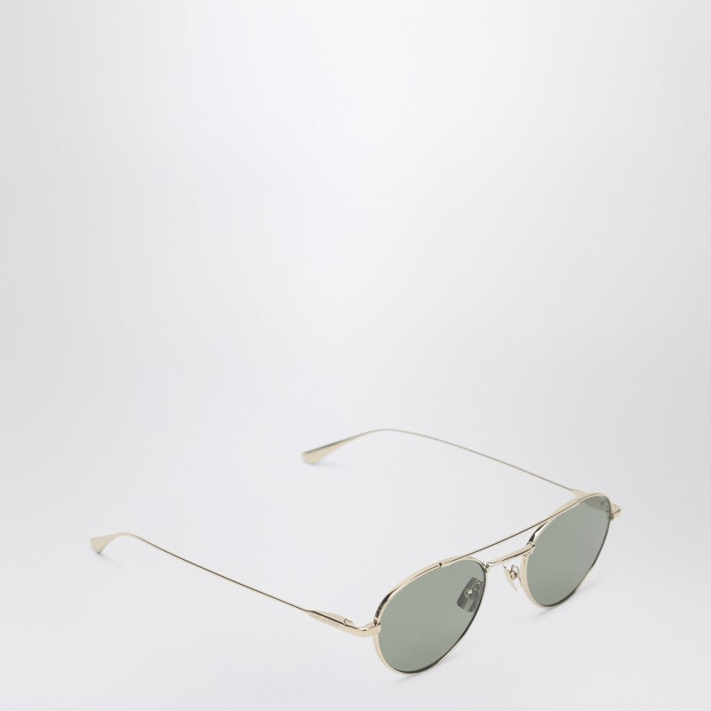 Saint Laurent Sl 97 Gold/green Sunglasses Glam Steals