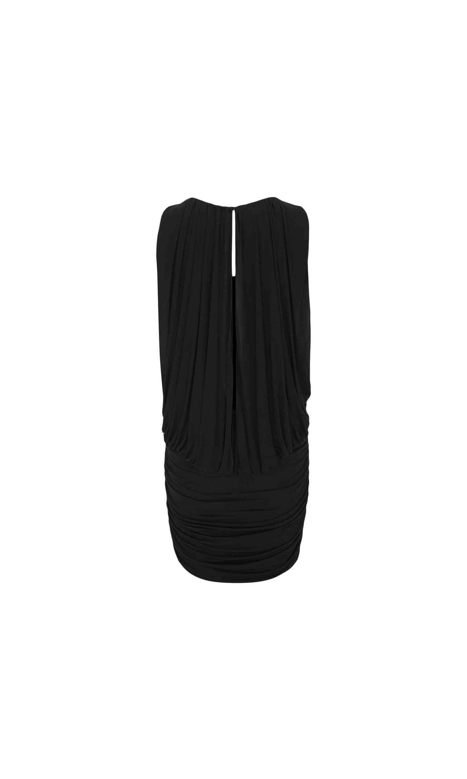 Saint Laurent Sleeveless Draped Minidress Glam Steals