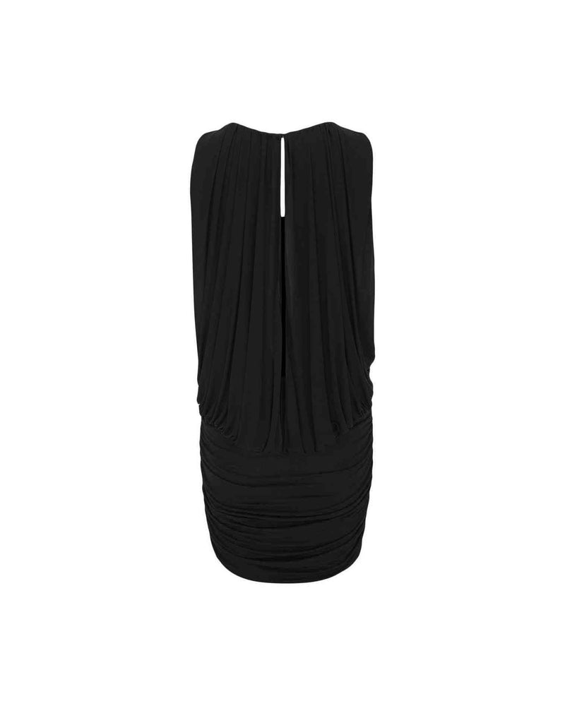 Saint Laurent Sleeveless Draped Minidress Glam Steals