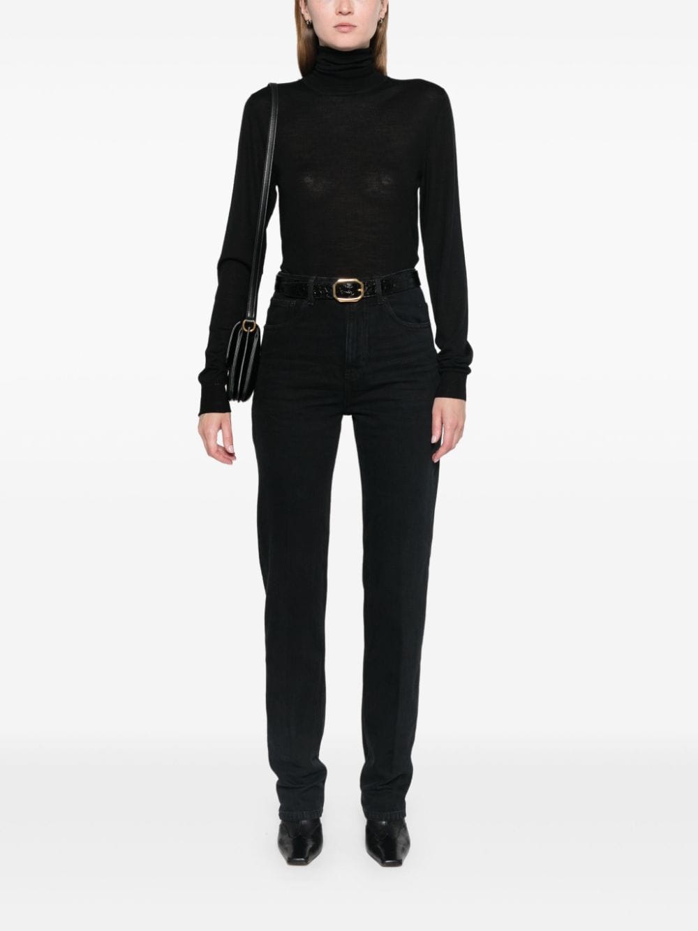 Saint Laurent Straight Leg Jeans Glam Steals