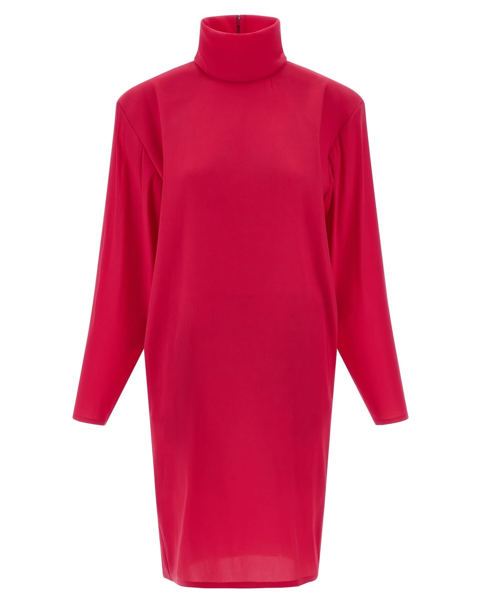 Saint Laurent Structured Shoulder Dress Glam Steals
