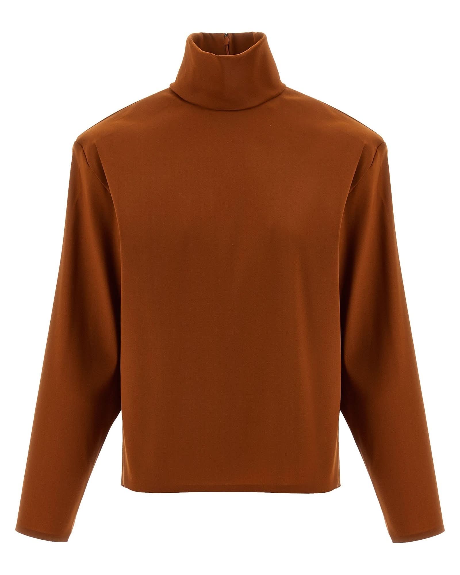 Saint Laurent Structured Shoulder Sweater Glam Steals