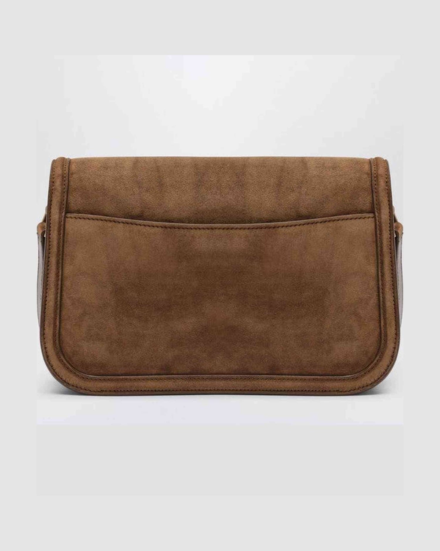 Saint Laurent Suede Borsa Solferino Medium in Caramel Cognac Glam Steals