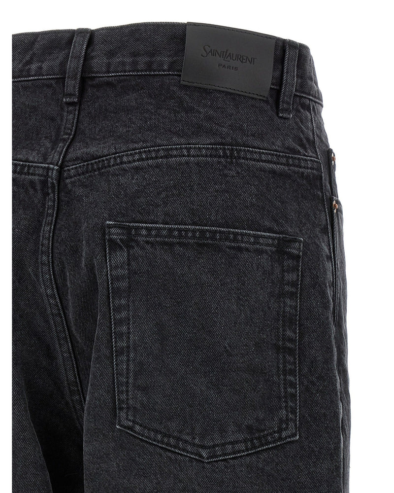 Saint Laurent Used Effect Jeans Glam Steals